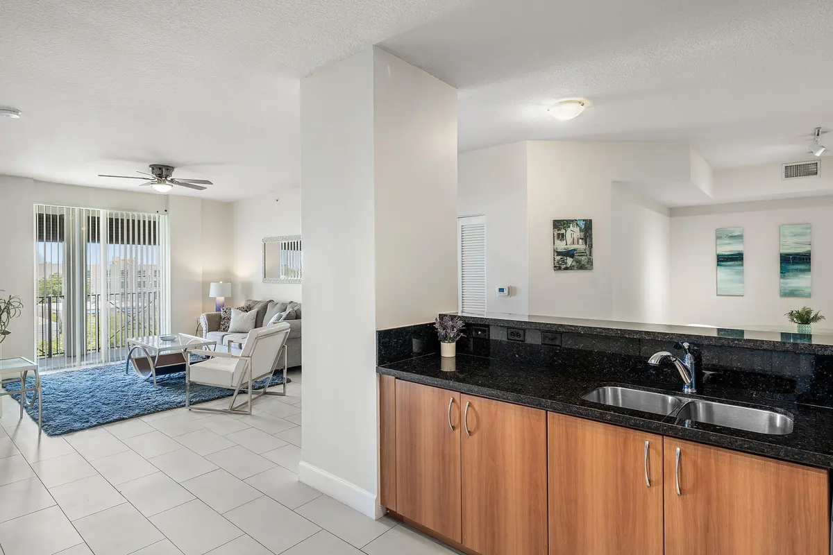 Kitchen at 255 NE 3rd Avenue 2503, Delray Beach