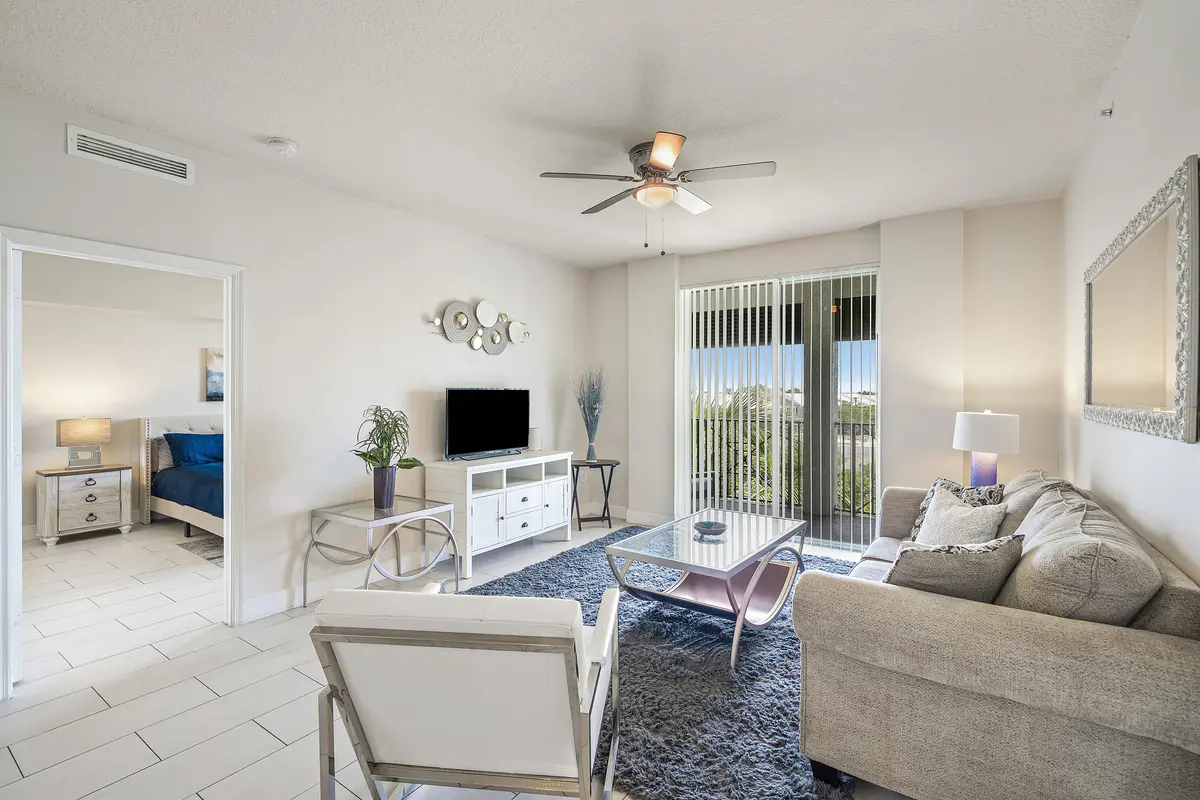 Living Room at 255 NE 3rd Avenue 2503, Delray Beach