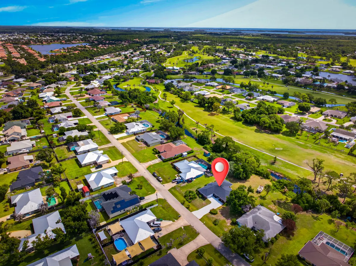 Aerial at 5110 Eagle Drive, Fort Pierce