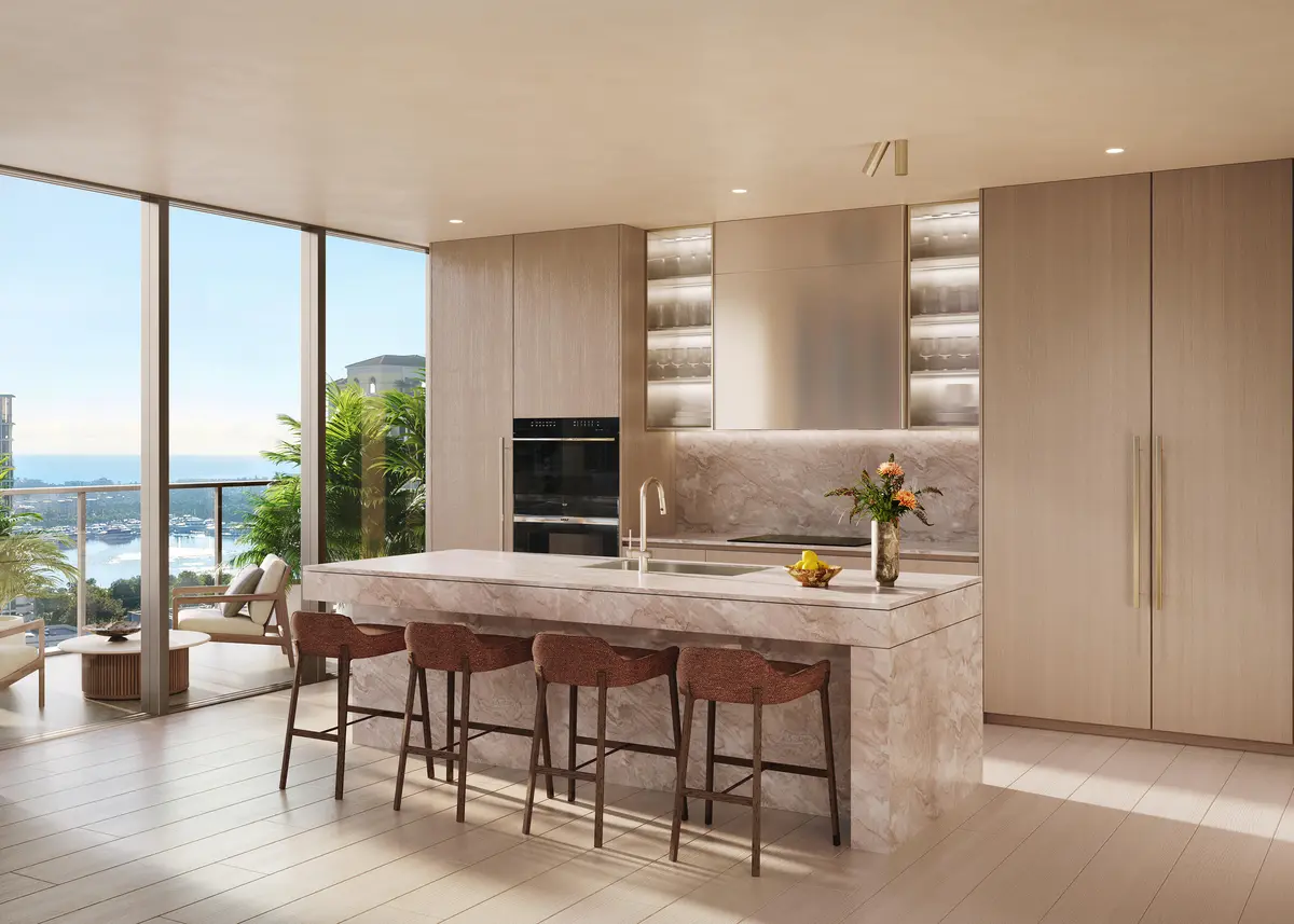 Kitchen at 400 Hibiscus Street 1105, West Palm Beach