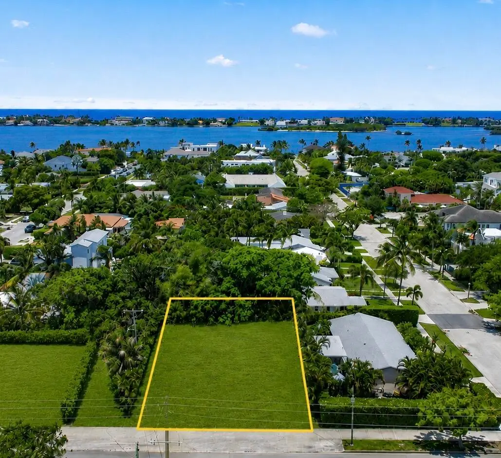 Aerial photo. Home under construction at 6316 S Olive Avenue, West Palm Beach