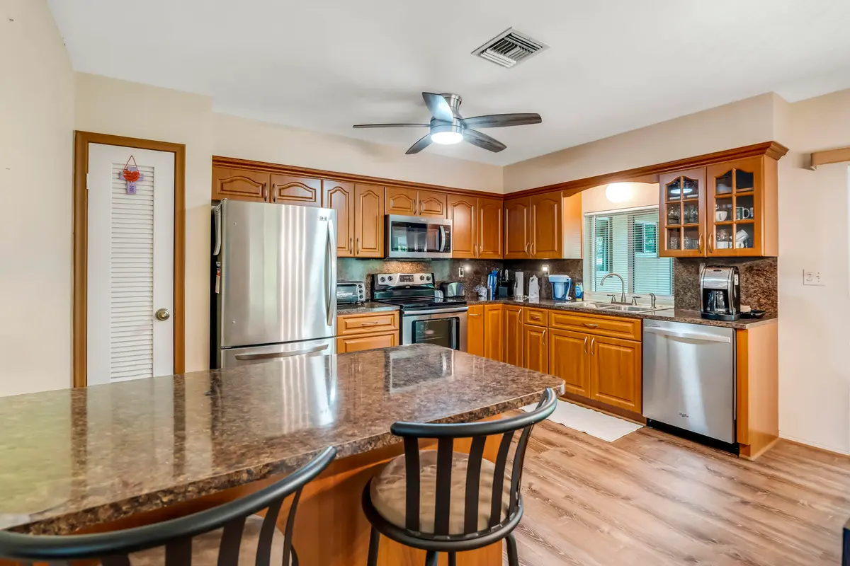 Large open kitchen at 6270 Sherman Street, Hollywood
