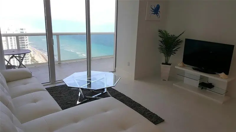 Living Area at 1830 S Ocean Drive 3210, Hallandale Beach