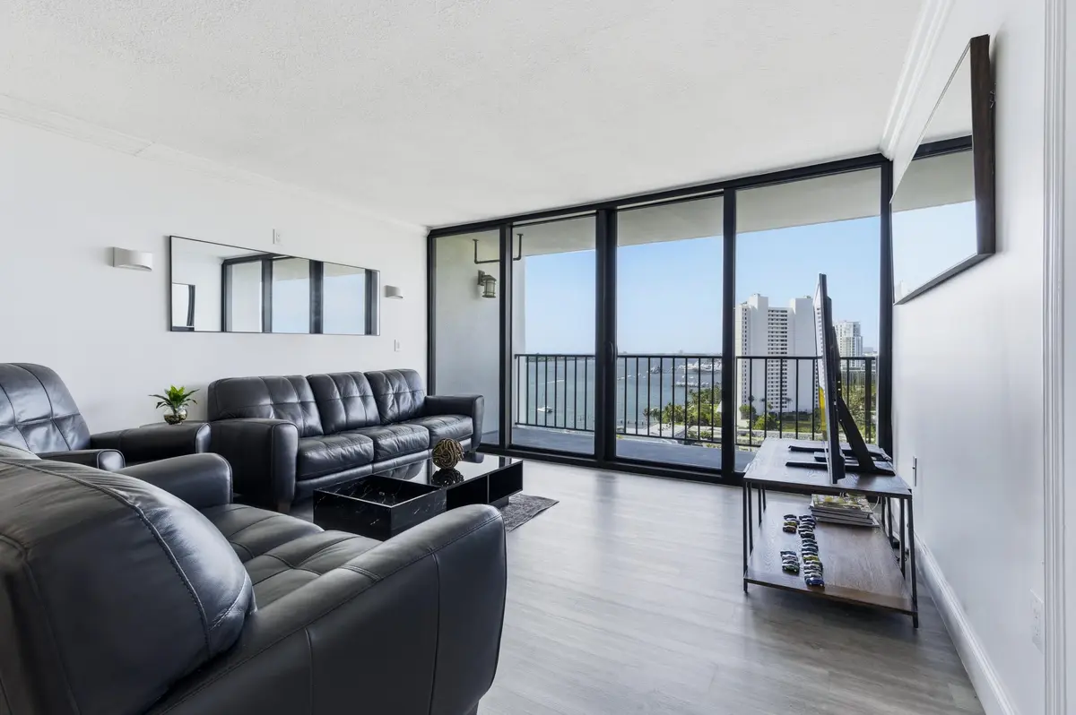 Open living & Balcony at 5600 N Flagler Drive 1605, West Palm Beach