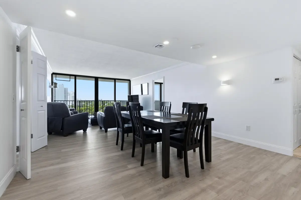 Dining & Living area from kitchen at 5600 N Flagler Drive 1605, West Palm Beach