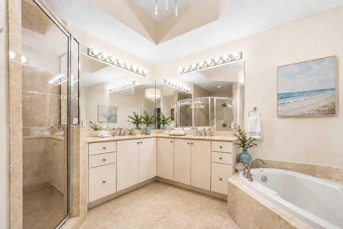 Primary Bathroom (AI Image) at 701 S Olive Avenue 707, West Palm Beach