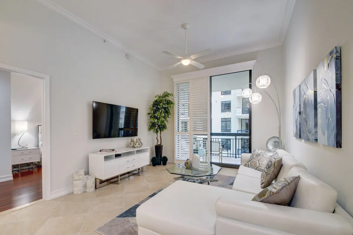 Living Room at 701 S Olive Avenue 1506, West Palm Beach