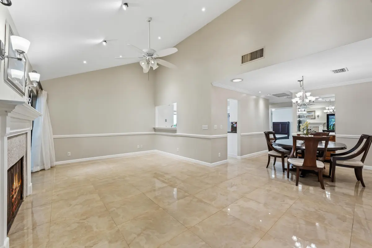 Alternate Angle of Living/Dining Area at 65 Balfour Road, Palm Beach Gardens