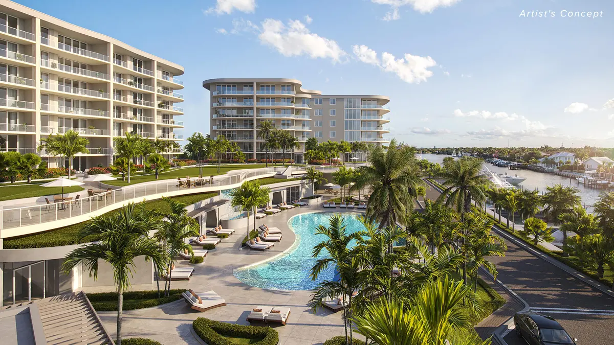 Pool View South at 2200 Pga Boulevard 205, Palm Beach Gardens