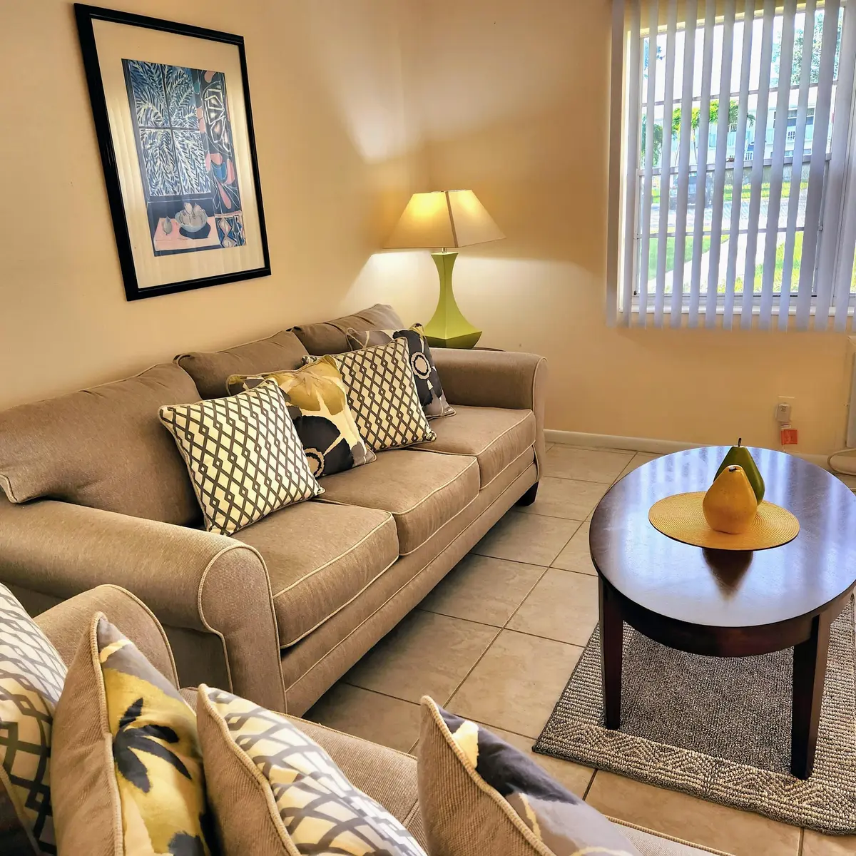 Living Room at 219 Coventry J, West Palm Beach