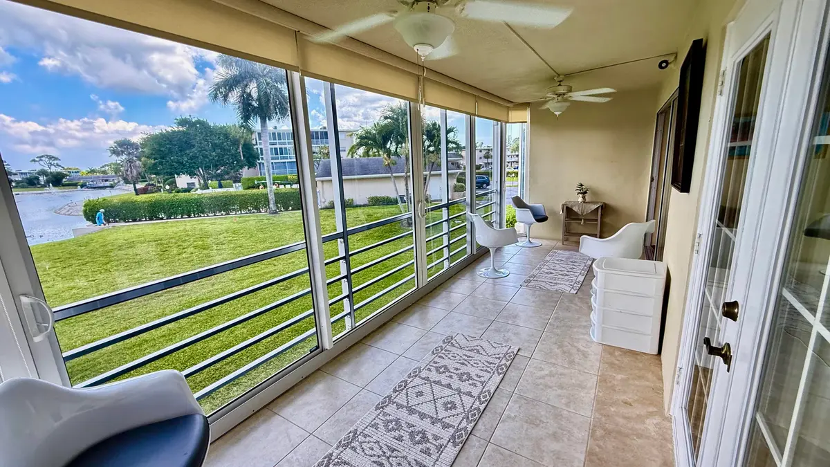 Impact Glass Enclosed Patio at 2728 N Garden Dr Drive 214, Lake Worth Beach