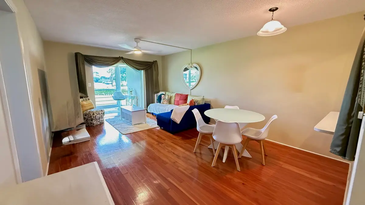 Open Living and Dining Room at 2728 N Garden Dr Drive 214, Lake Worth Beach