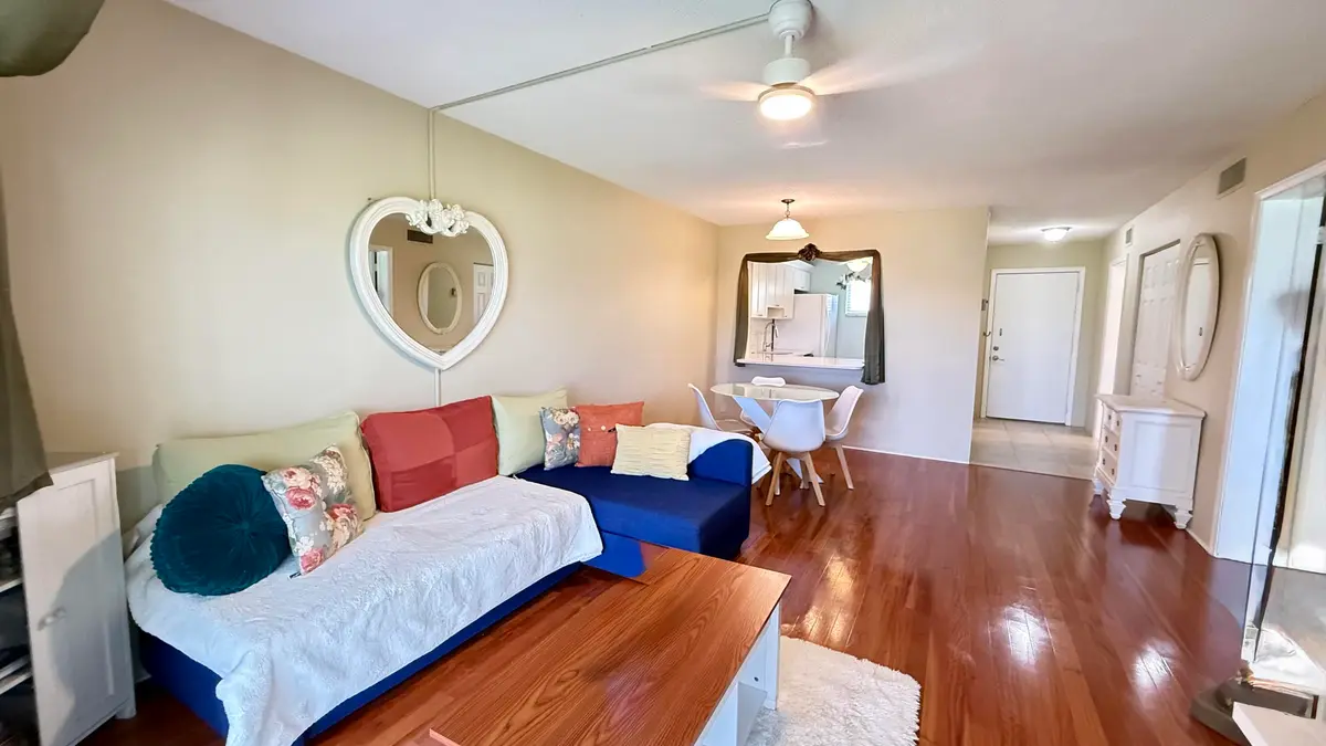 Open Living and Dining Room at 2728 N Garden Dr Drive 214, Lake Worth Beach