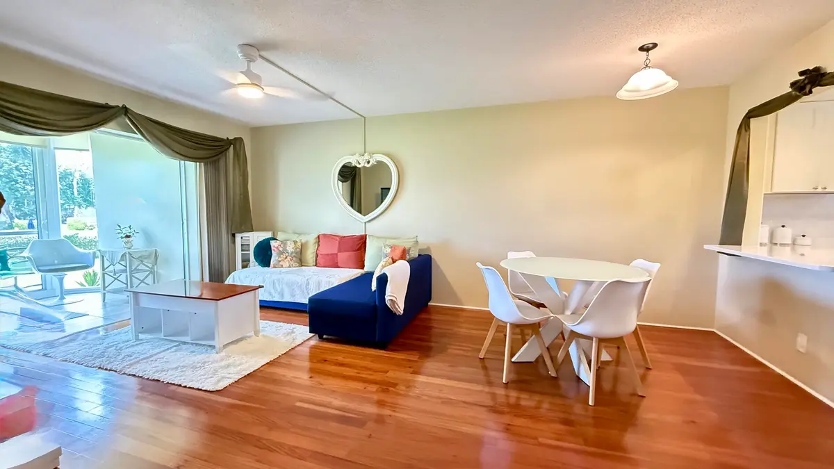 Open Living and Dining Room at 2728 N Garden Dr Drive 214, Lake Worth Beach