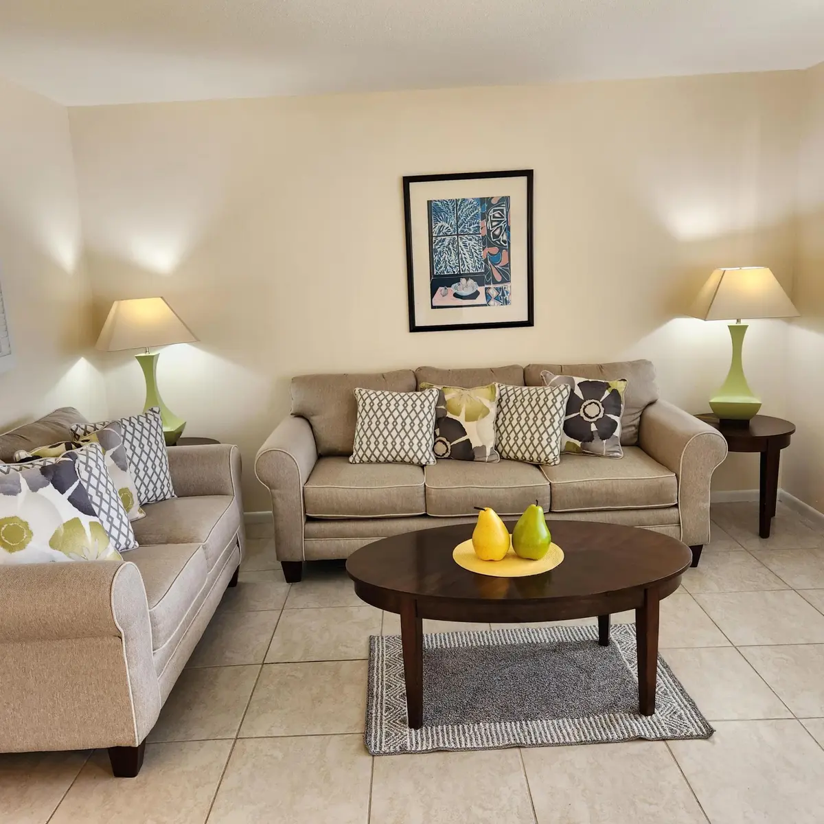 Living Room at 219 Coventry J, West Palm Beach