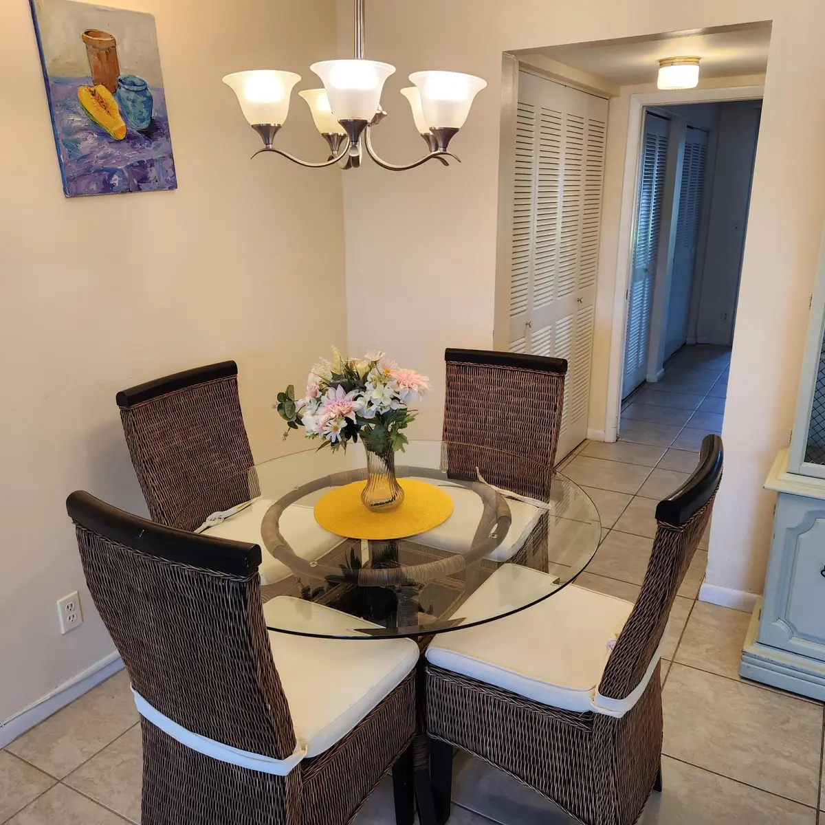 Dining Area at 219 Coventry J, West Palm Beach