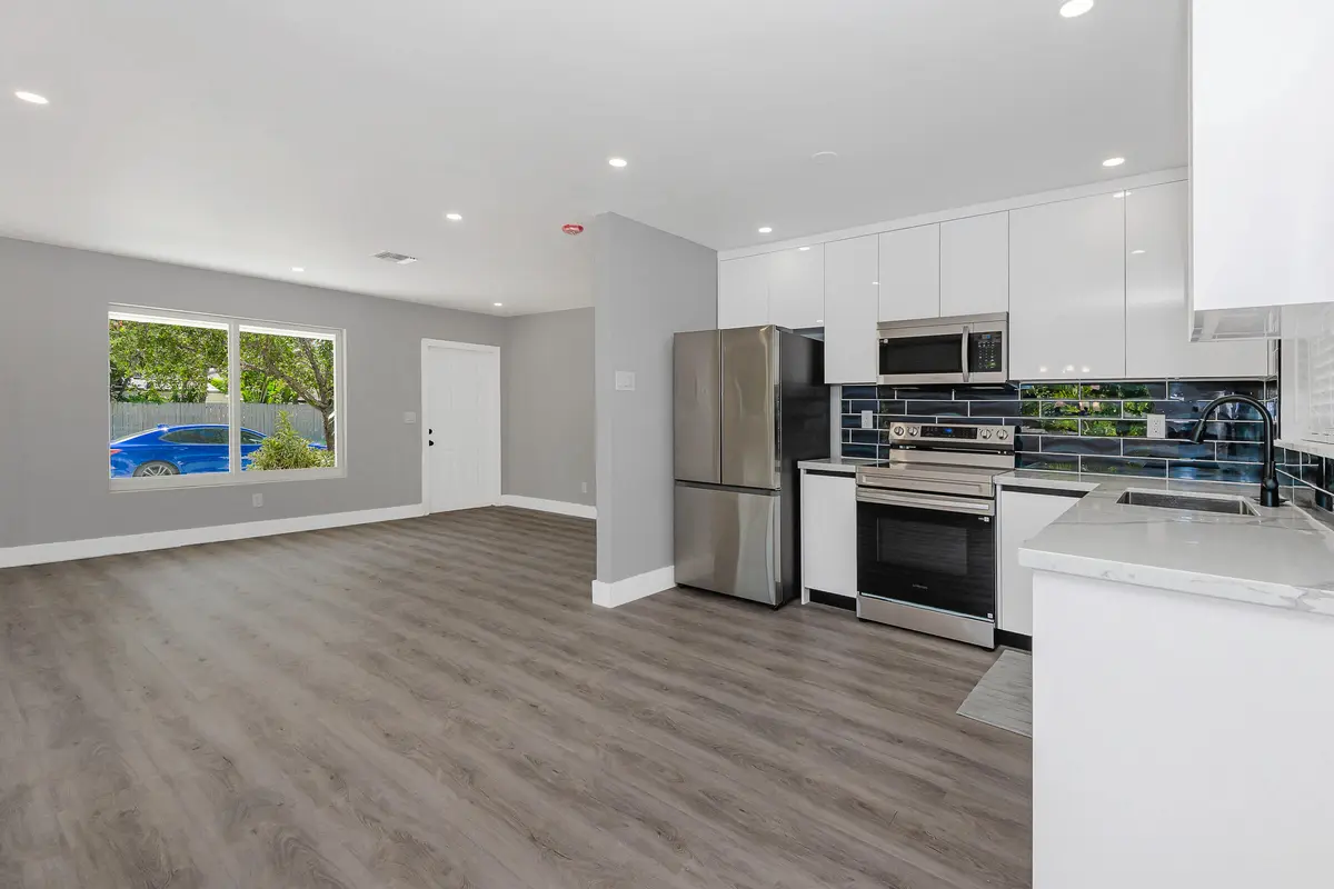 Dining. Kitchen , living room at 2733 NE 6th Avenue, Wilton Manors