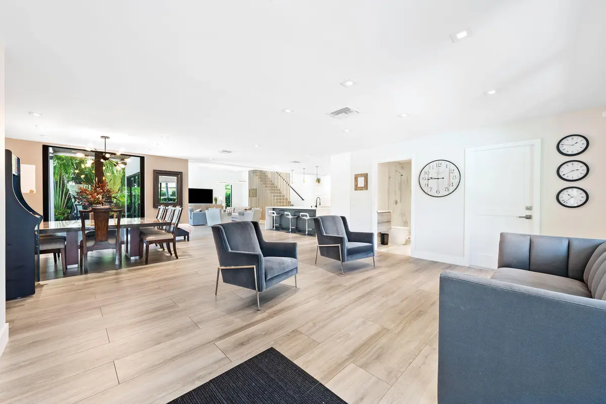 Living & Dining Area at 1100 SE 5th Court, Deerfield Beach