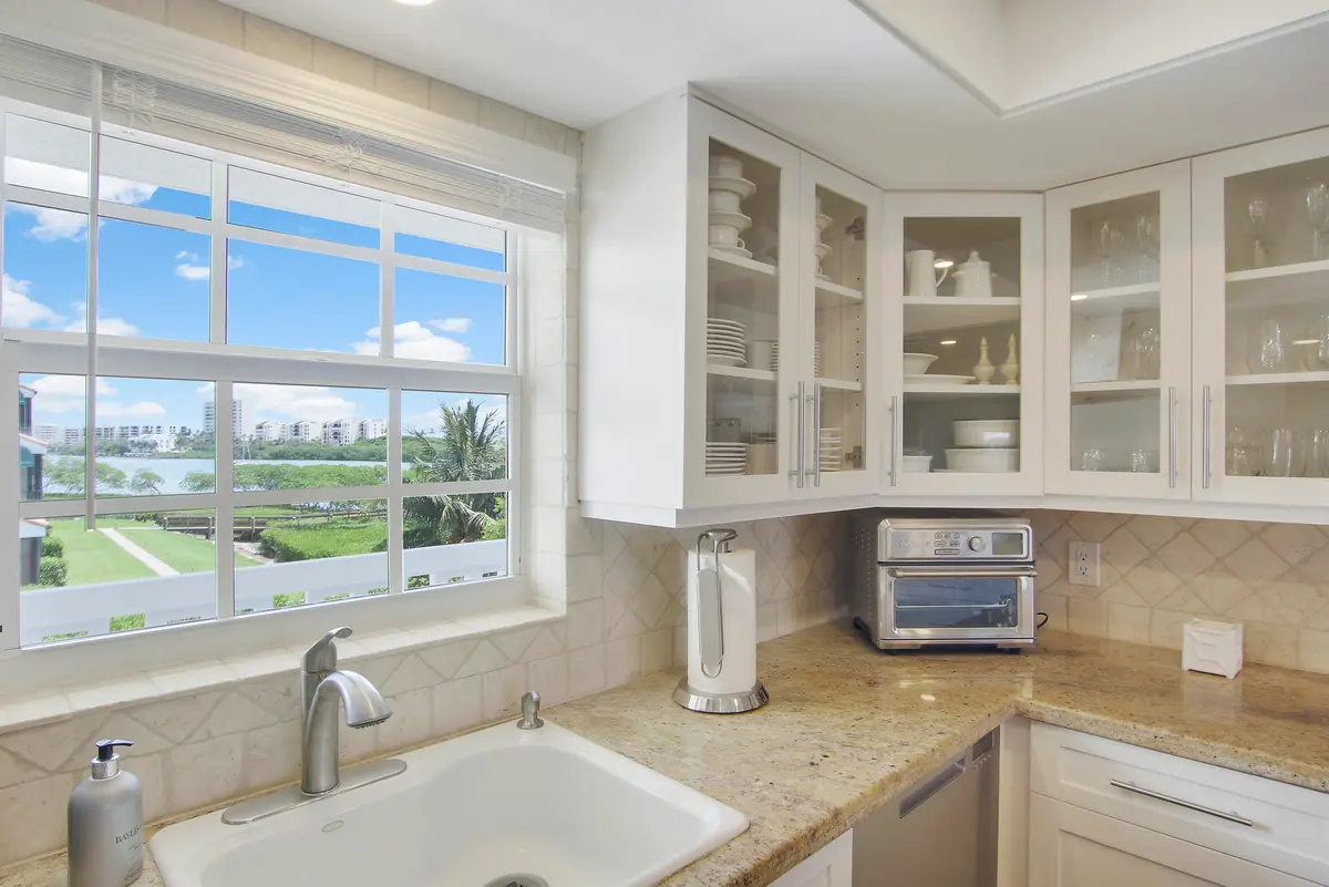 Amazing View from Kitchen Window at 100 Waterway Road A303, Jupiter