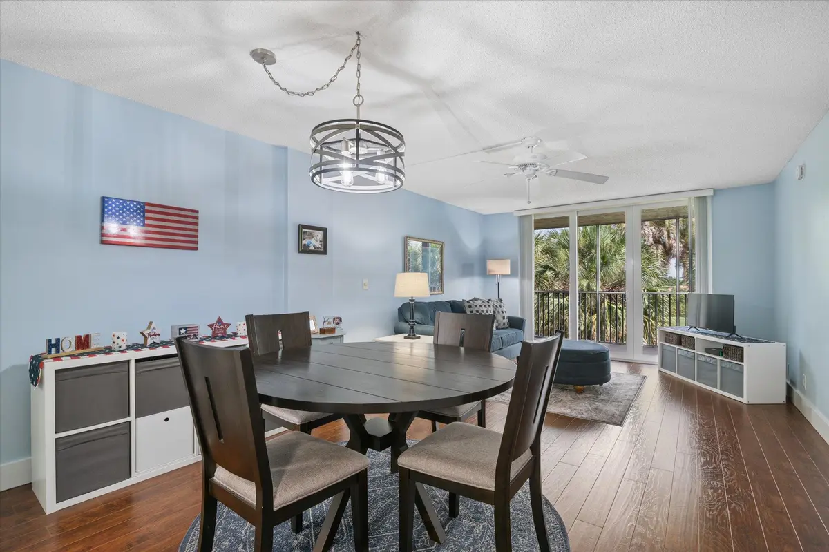 Dining & Living Room at 250 Jacaranda Drive 408, Plantation