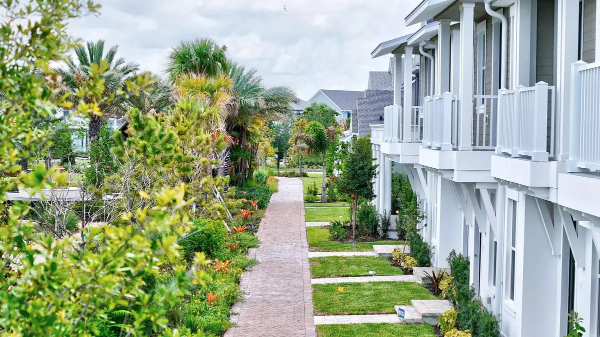 front sidewalk at 855 SW Heirloom Walk, Palm City