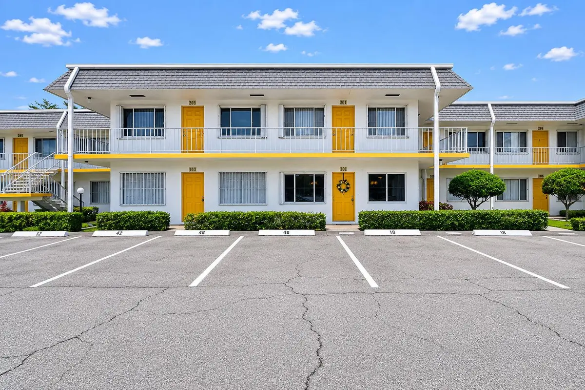 front of bldg at 3240 Lake Osborne Drive Apt 104, Lake Worth Beach