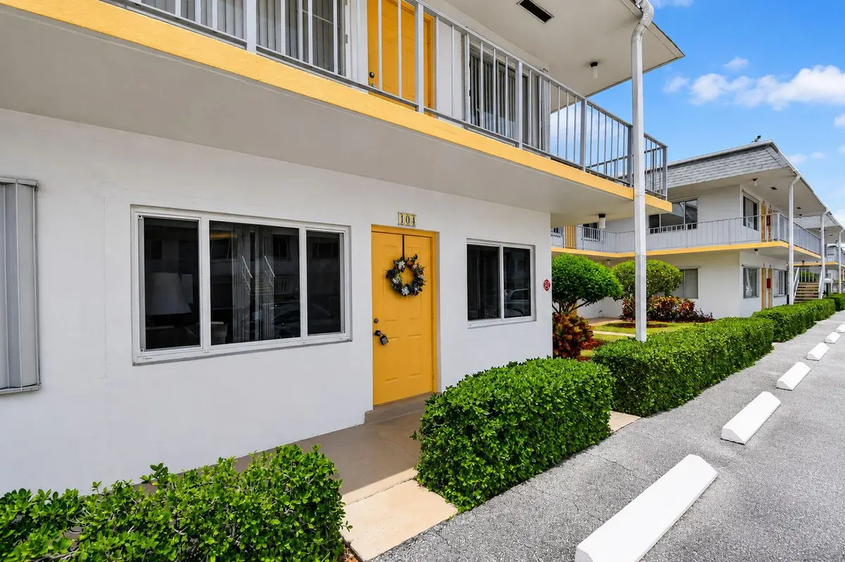front door at 3240 Lake Osborne Drive Apt 104, Lake Worth Beach