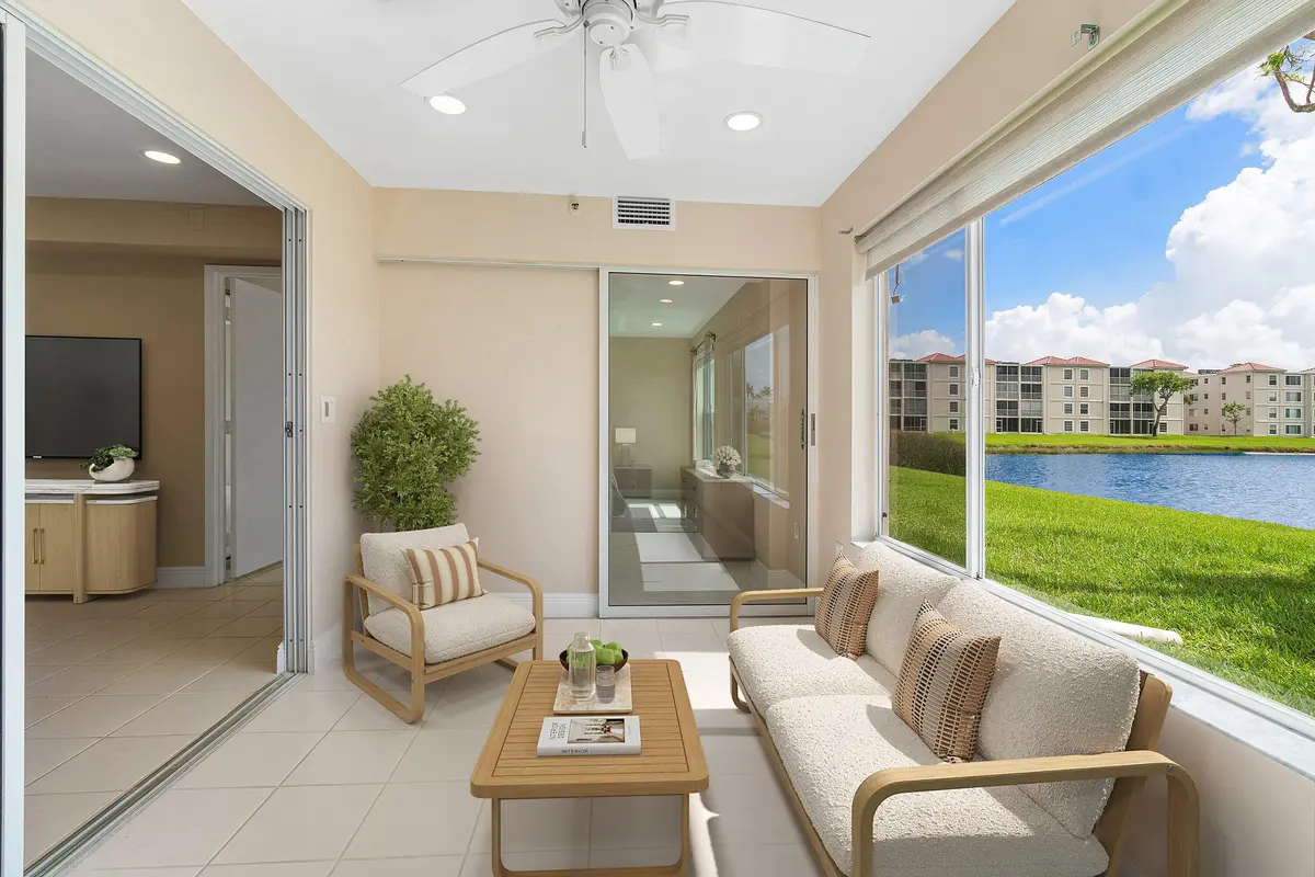 ENCLOSED FLORIDA ROOM at 14096 Huntington Pointe Drive 106, Delray Beach