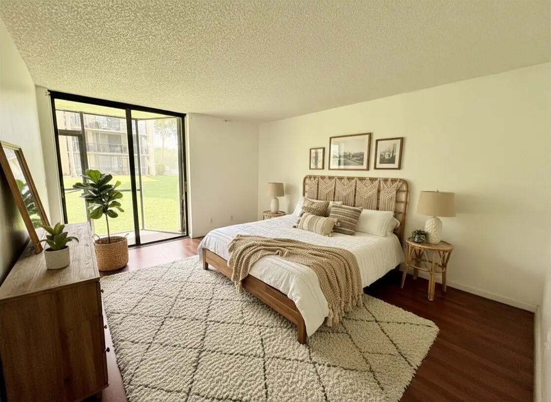PRIMARY BEDROOM at 3590 Blue Lake Drive 104, Pompano Beach