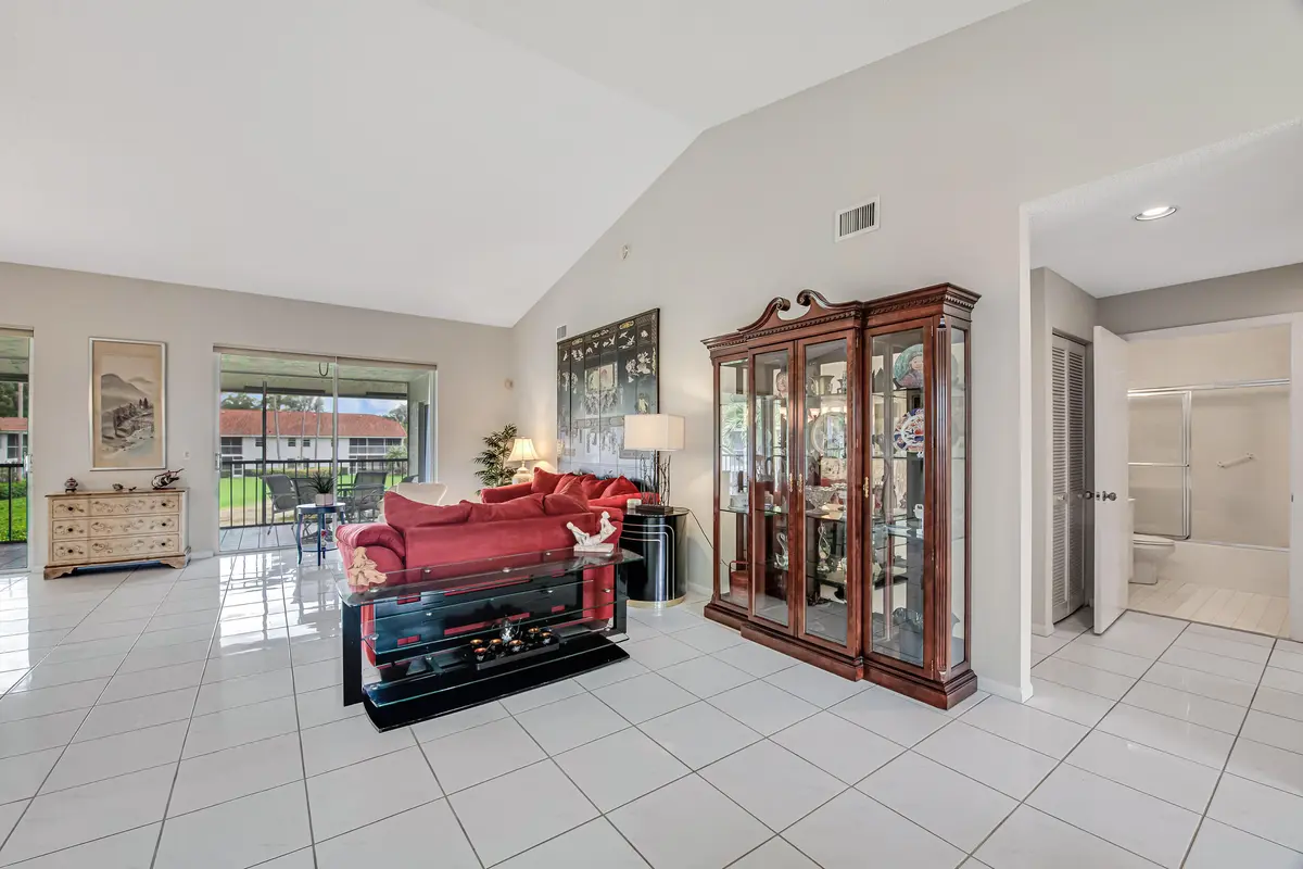 Living Room at 7384 Lake Meadow Way 201, Boynton Beach
