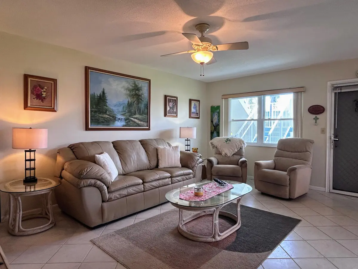 Living Room at 600 Horizons W 101, Boynton Beach