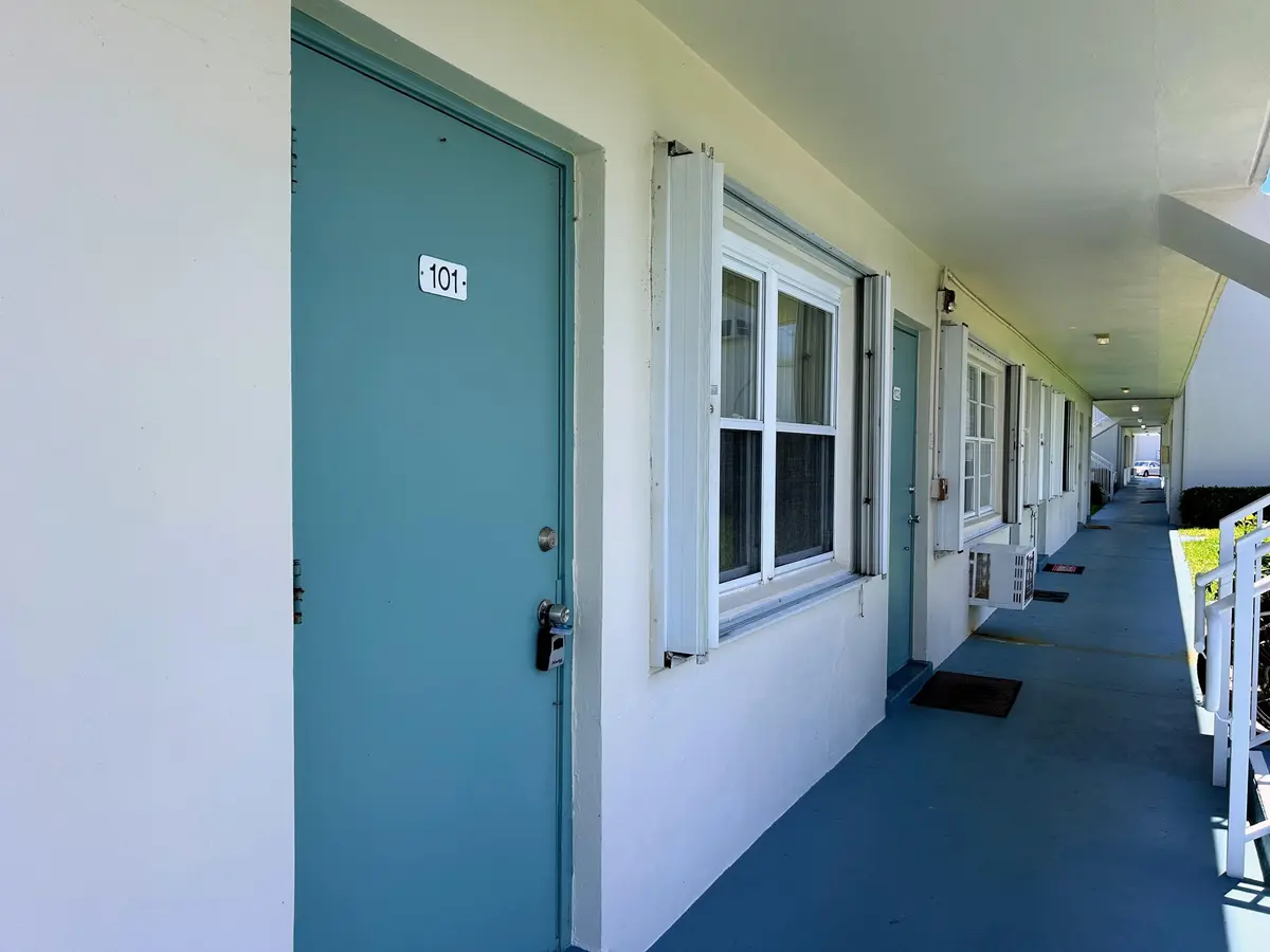 Front Condo Door at 600 Horizons W 101, Boynton Beach
