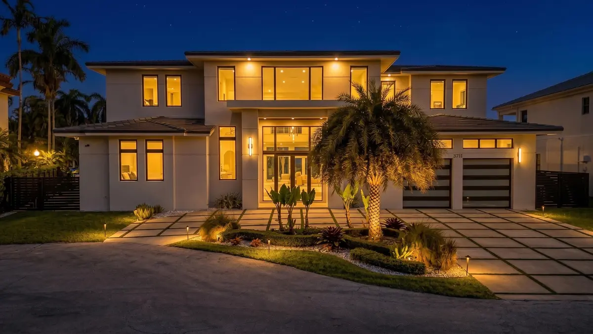 drone-1-Night at 3711 NE 30th Avenue, Lighthouse Point