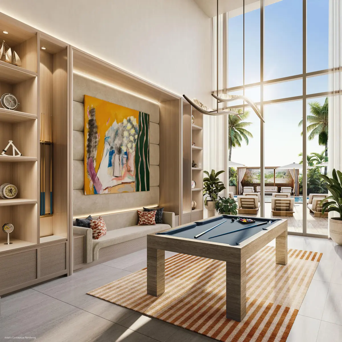 Game Room at 1745 N Flagler Drive 2601, West Palm Beach