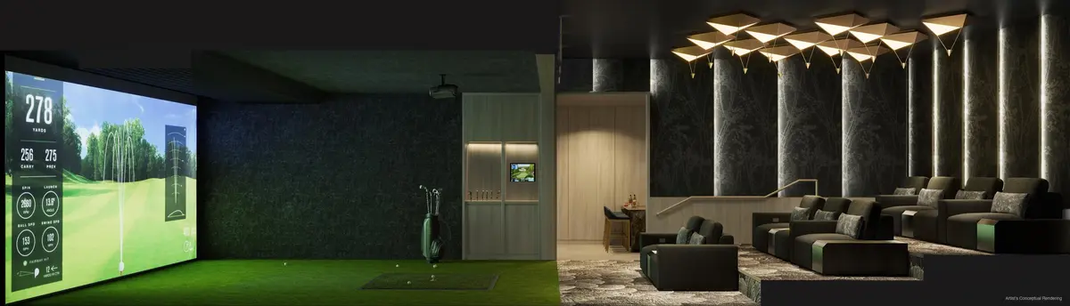 Golf VR Room at 1745 N Flagler Drive 2601, West Palm Beach