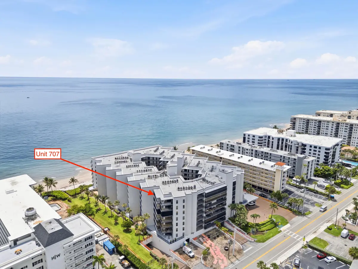 Unit location at 1167 Hillsboro Mile 707, Hillsboro Beach