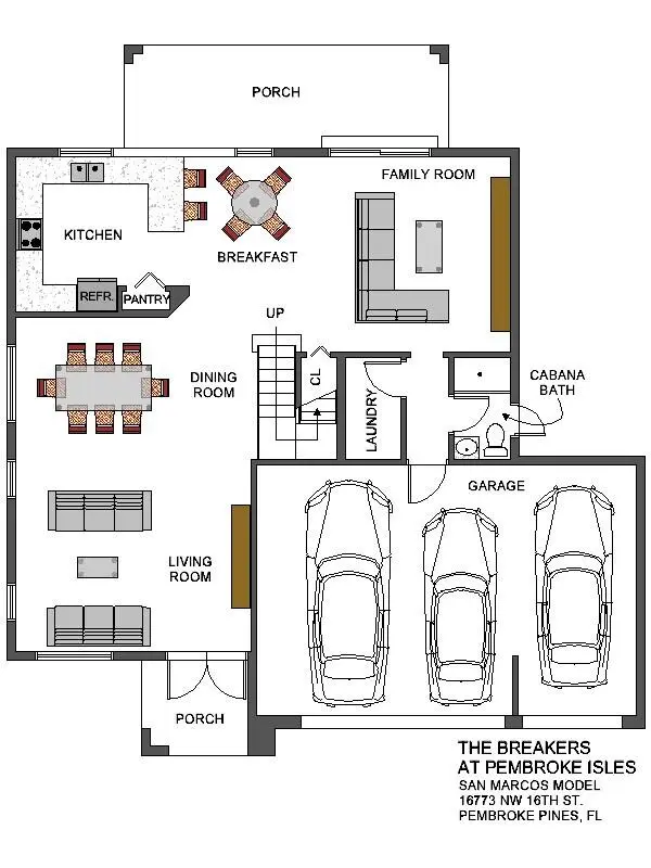 San Marcos 1st Floor 2 at 16773 NW 16th Street, Pembroke Pines