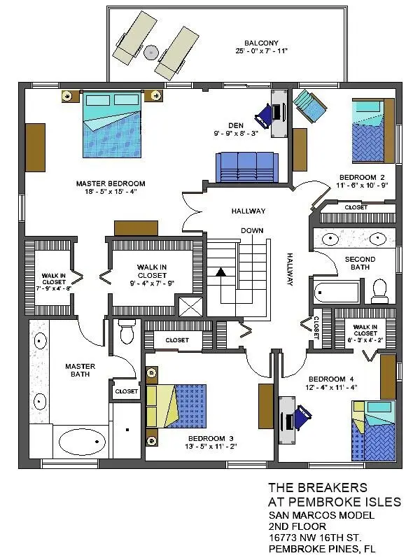 San Marcos 2nd Floor 3 at 16773 NW 16th Street, Pembroke Pines
