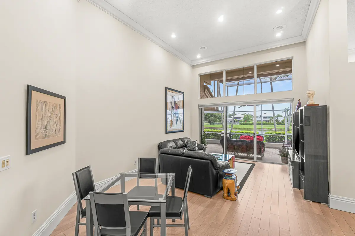 Living/dining area at 5246 Windsor Parke Drive, Boca Raton