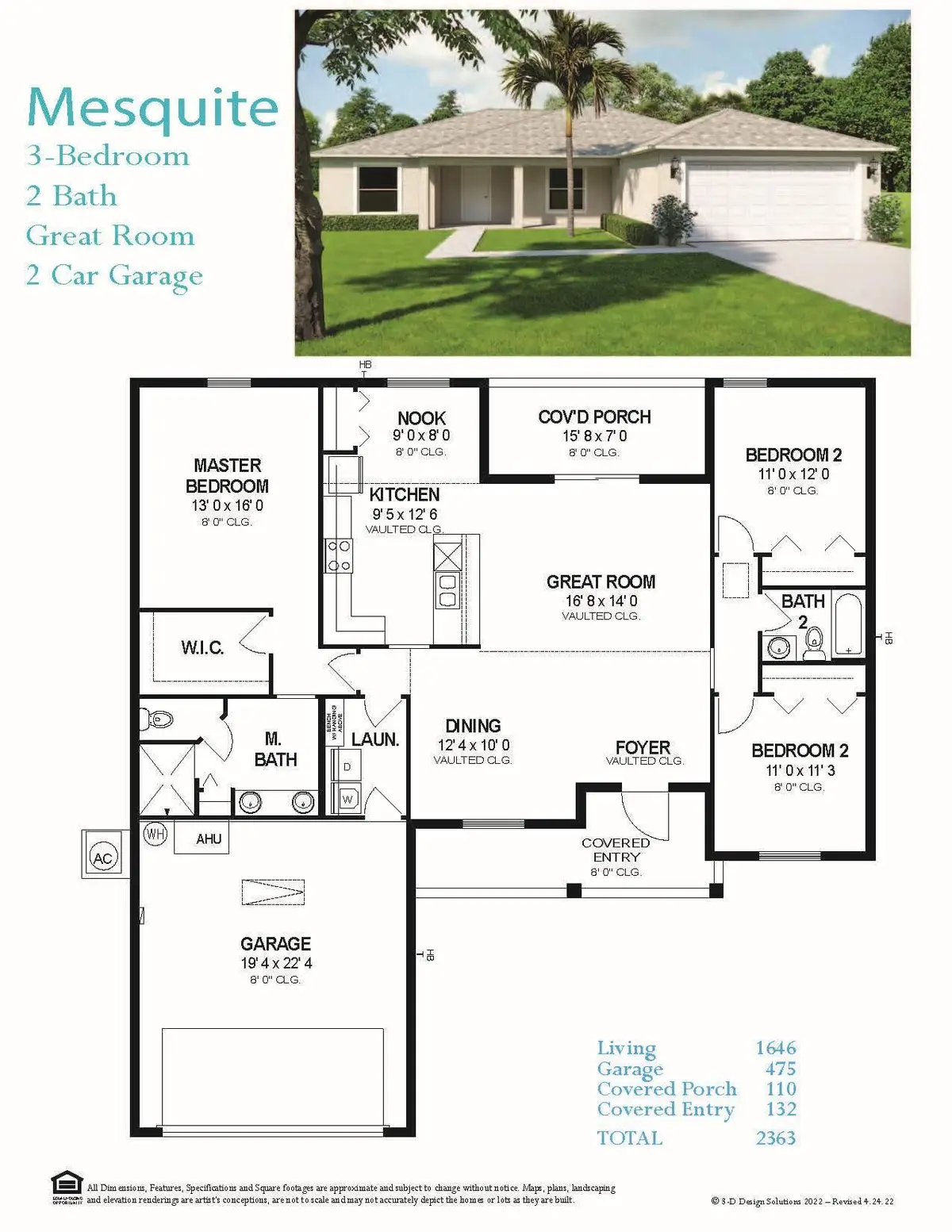 Mesquite handout at 8216 104th Court, Vero Beach