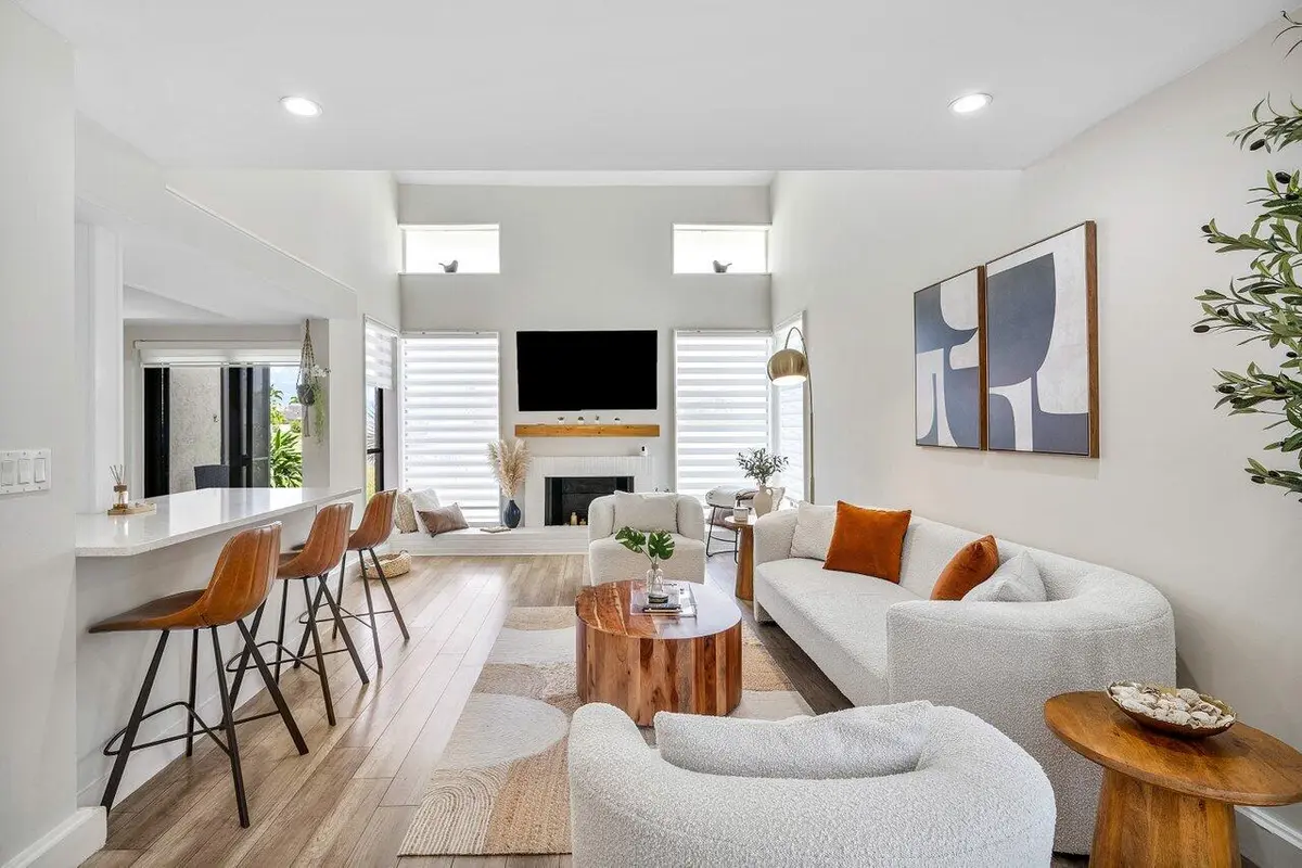 Living Room at 6078 Glendale Drive, Boca Raton