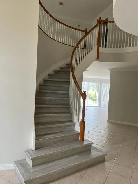 Stairs to Bedrooms at 2064 Reston Circle, Royal Palm Beach