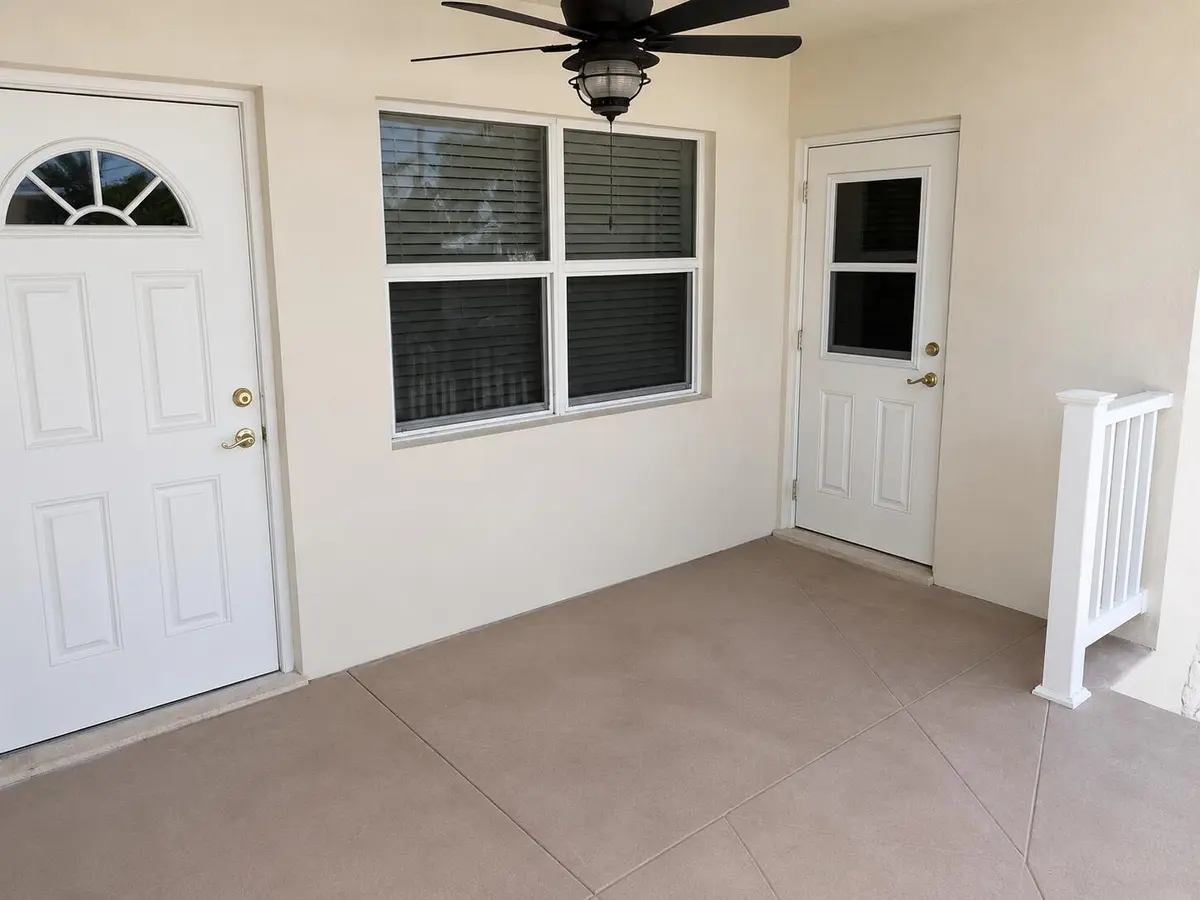 4 patio empty at 1221 SE 3rd Street 4, Deerfield Beach