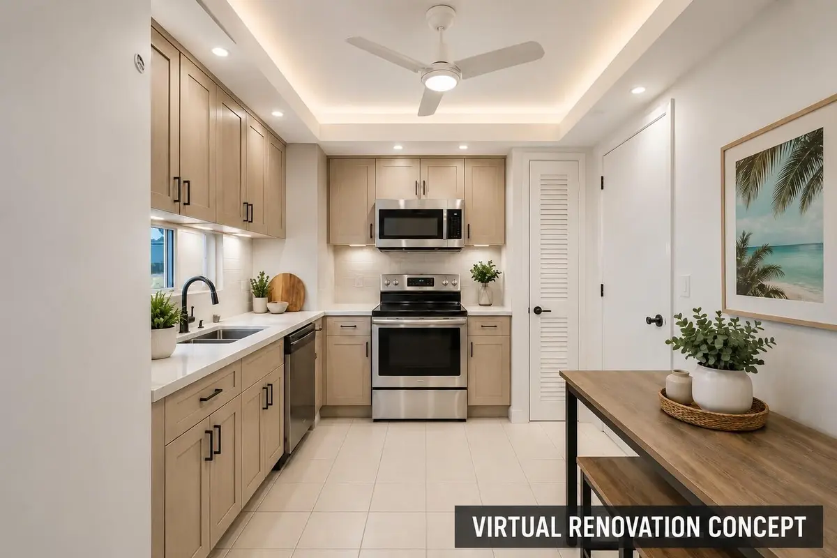 kitchen virtual mls at 4750 S Ocean Boulevard 512, Highland Beach