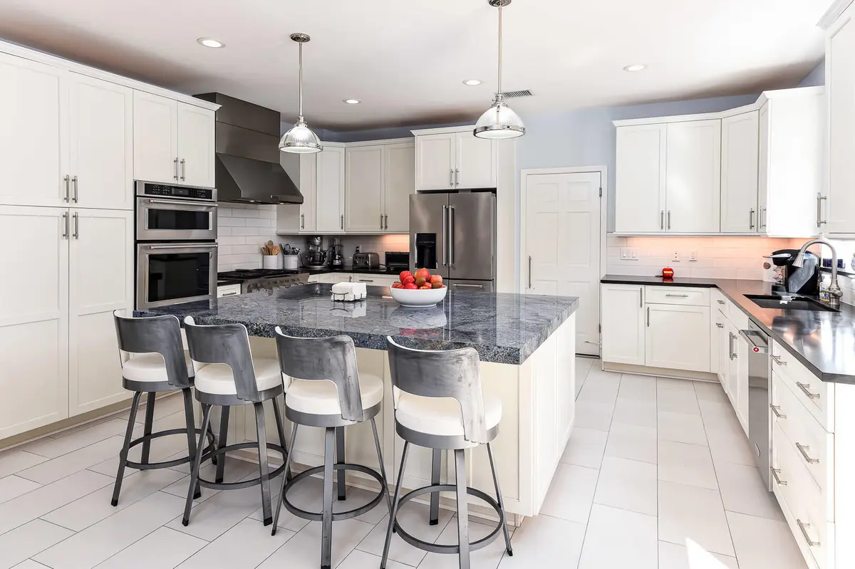 Kitchen at 202 Coral Lane, Palm Beach