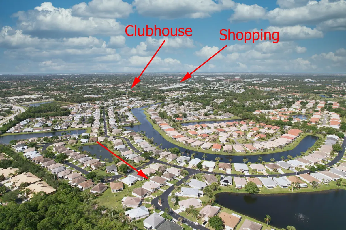 Aerial view at 506 NW Cortina Lane, Port St. Lucie