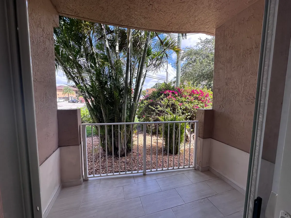 Master porch at 300 E 4th Street 103, Hialeah