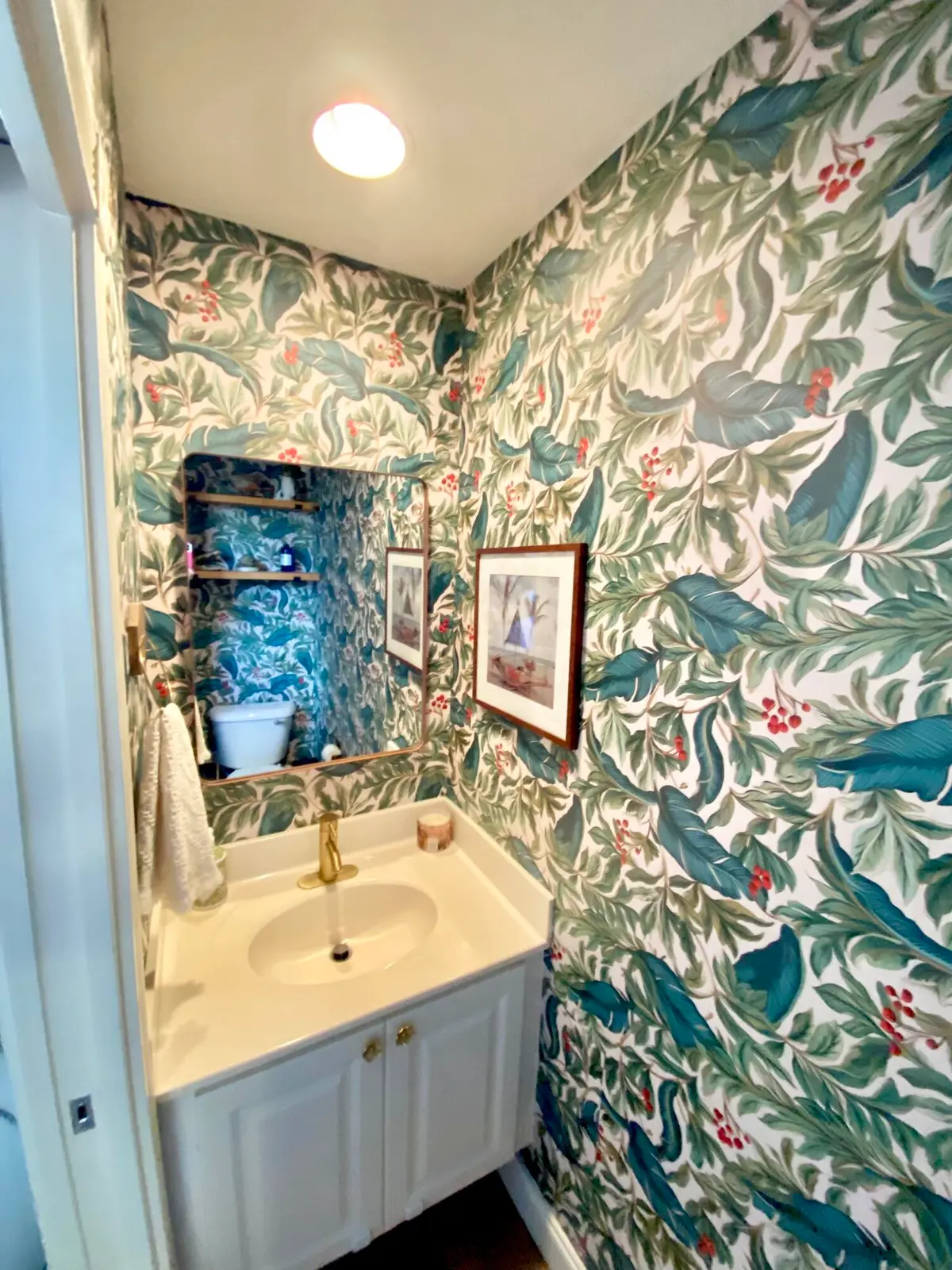 Downstairs half bath at 262 Fortuna Drive, Palm Beach Gardens