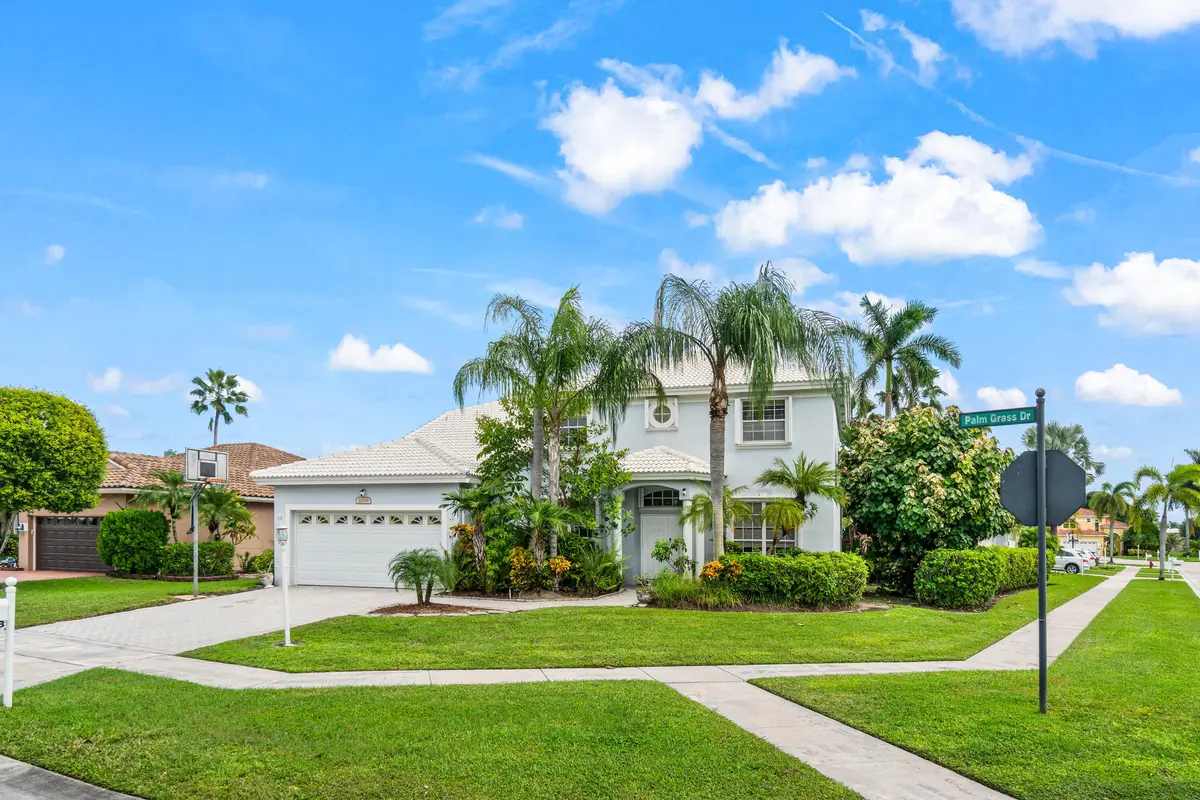 Front of House at 21958 Palm Grass Drive, Boca Raton