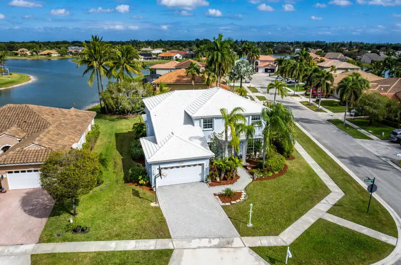 Front of House at 21958 Palm Grass Drive, Boca Raton